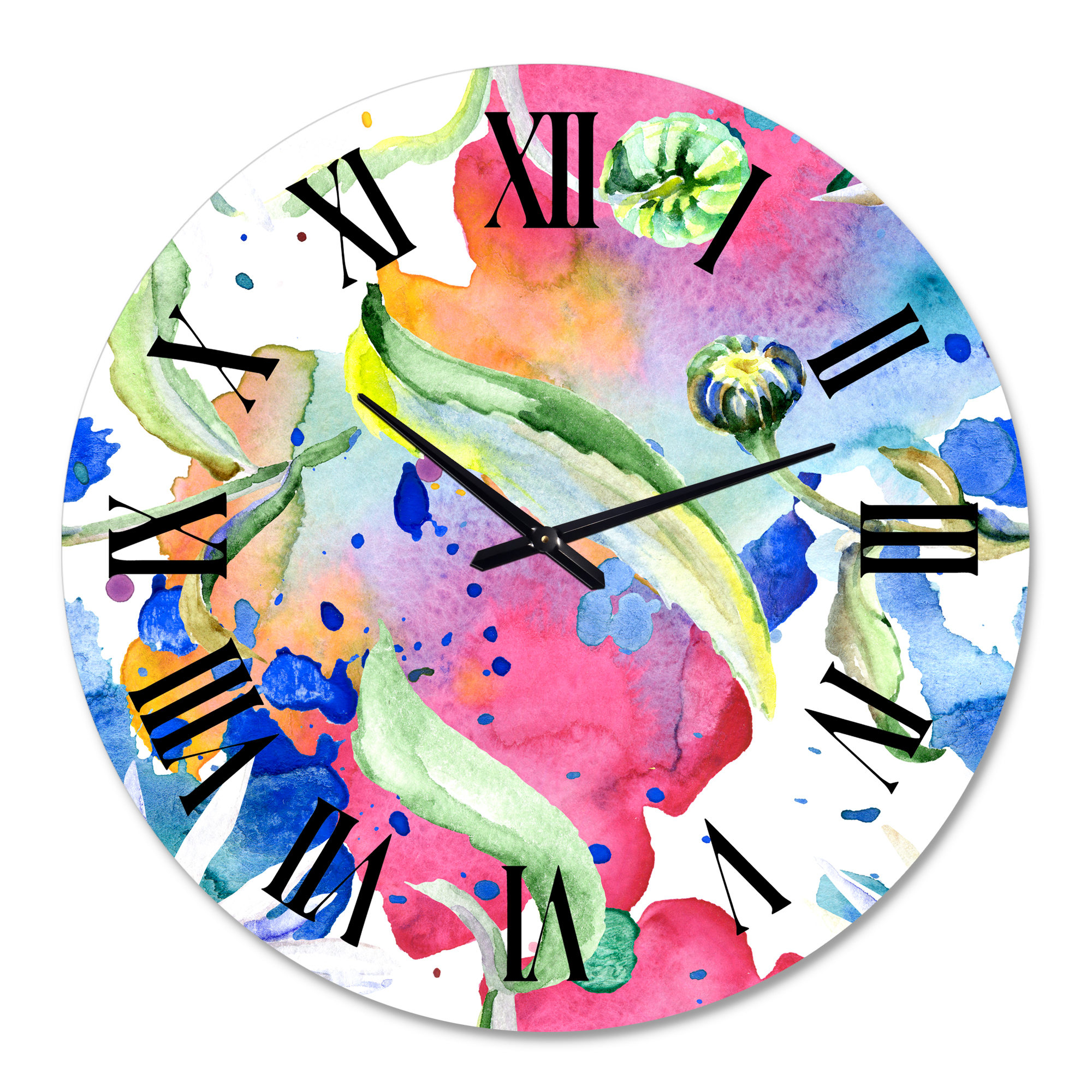 Designart 1 in Quartz Transitional Wall Clock