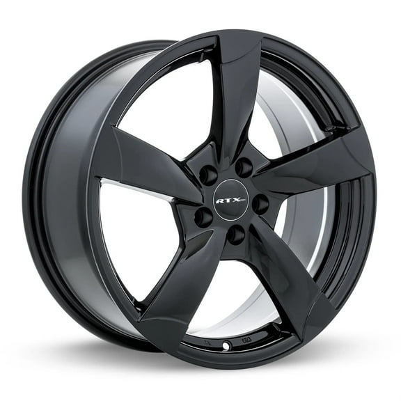 RTX RS2 Custom Wheel - 16x7, 45 Offset, 5x112 Bolt Pattern, 57.1mm Hub - Gloss Black Rim
