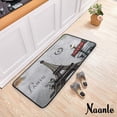 thumbnail image 2 of GZHJMY Eiffel Tower Anti Fatigue Kitchen Floor Mat, Retro Paris Non Slip Absorbent Comfort Standing Mat Kitchen Runner Rug for Hallway Entryway Bathroom Living Room Bedroom 39 x 20 Inches, 2 of 6