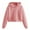Pink, variant on YOTMKGDO Zip Up Hoodie Women Essentials Hoodie Womens Sweatshirt Women Casual Solid Long Sleeve Zipper Hooded Sweatshirt Tops Wom Womens Long Sleeve Tops White Sweater, White+M