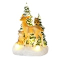 thumbnail image 1 of MesaSe Christmas Lighted Landscape Resin Craft Miniature Gift for Friends (Santa Claus), 1 of 7
