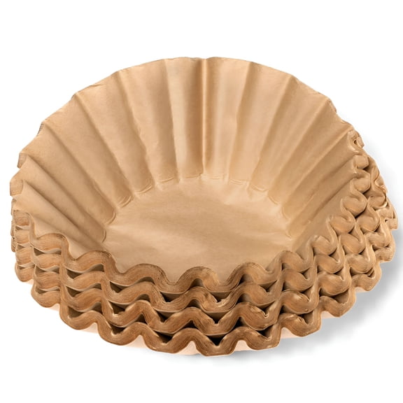 ACDANC Coffee Filters-Natural Unbleached Brown Biodegradable-Large Basket-9.75"