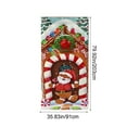 thumbnail image 3 of Bpyeka 6.66x2.99 Ft Christmas Door Cover Decoration Santa Claus Gift Delivery Door Cover Holiday Party Atmospheres Backdrops,Holiday Products,Fall Decor, 3 of 6