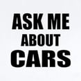 thumbnail image 2 of CafePress - Ask Me About Cars Body Suit - Baby Light Bodysuit, Size Newborn - 24 Months, 2 of 4