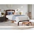 thumbnail image 1 of AFI Lit Traditionnel Jumeau Extra Long en Bois Massif Noyer, 1 of 12