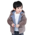 thumbnail image 4 of PINQI Kids Cartoon Snowsuit Toddler Boys Girls Winter Coat Bear Ears Hooded with Pocket Jacket Two 𝑺𝒊𝒅𝒆𝒅 Wear Thicken Windproof Zipper Warm Outwear, 4 of 5