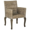 thumbnail image 3 of SAFAVIEH Armando 18''H Wicker Dining Chair, Natural, 3 of 7
