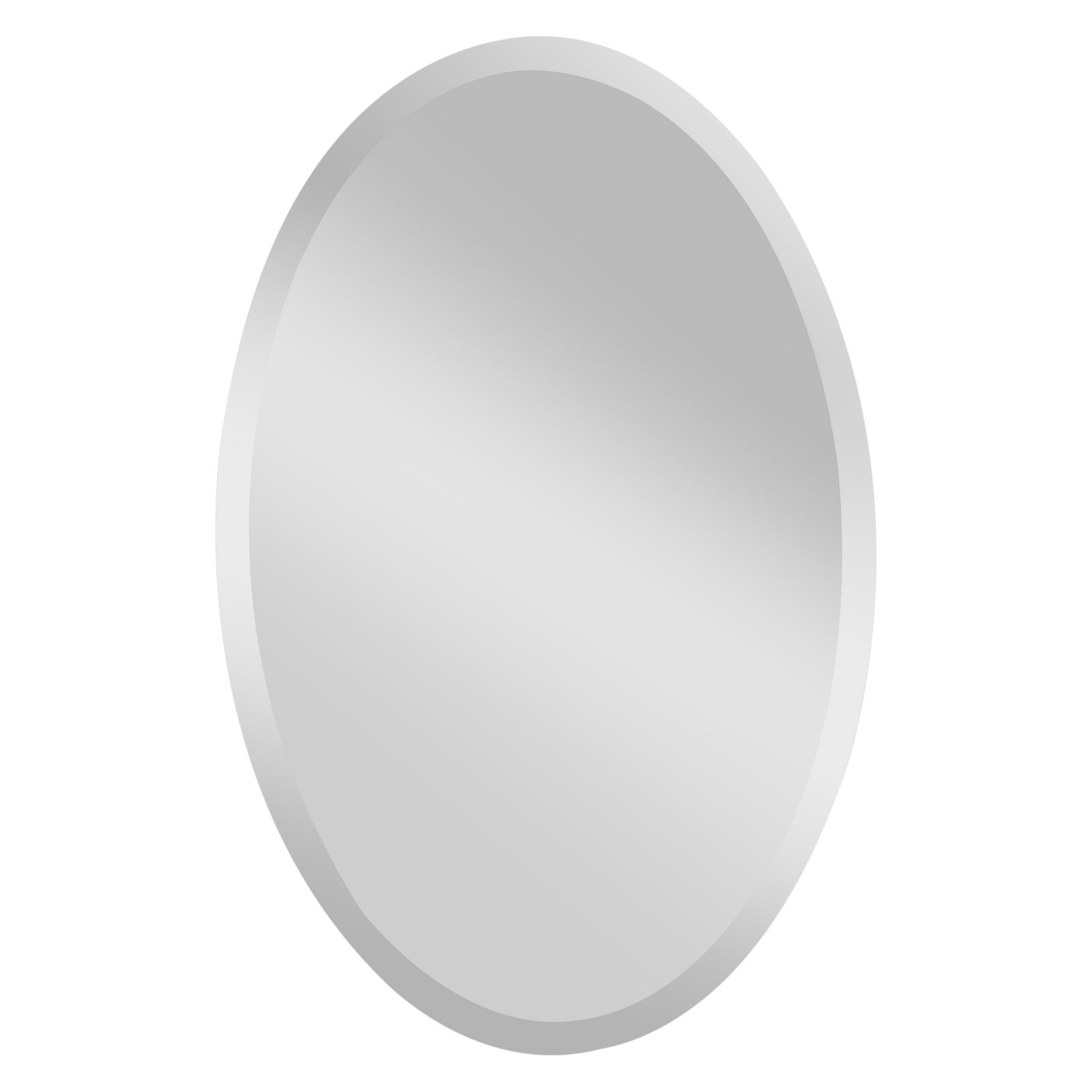 Infinity Frameless Oval Mirror 24W x 36H in.