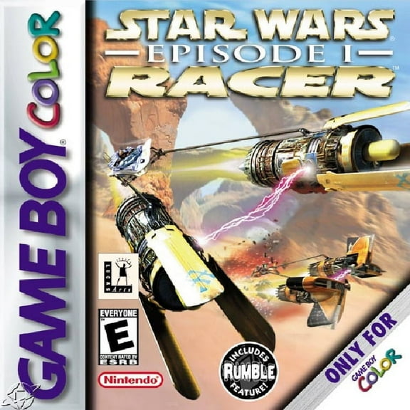 Restored Star Wars: Episode I: Racer (Nintendo Game Boy Color, 1999) (Refurbished)