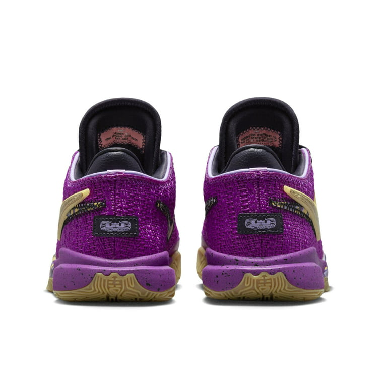  Nike Big Kid's Lebron XX SE Vivid Purple/Metallic Gold (FD0207  500) - 4