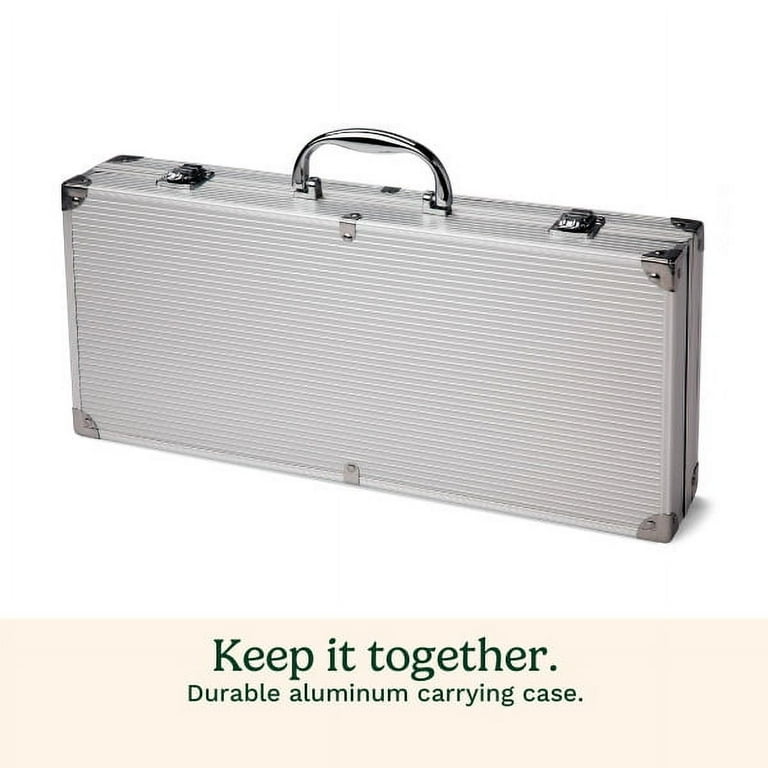 Cuisinart Deluxe Grill Tool Set, 20-Piece Grill Tools BBQ