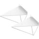 thumbnail image 1 of 2 soportes para estantes de 17,5 x 16 x 16 cm, resistentes, triangulares, de 90 grados, flotantes, para montaje en pared., 1 of 5