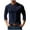 Navy, variant on Xzbqbs Henley Shirts for Men Corduroy Slim Fit Button Casual Pullover Tops Fashion Long Sleeve Solid Color Golf Shirts for Men