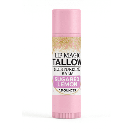 Tallow Lip Balm- Lemon Sugar- 2-Pack