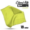 Magic Makers 18 Inch Professional Grade Magician\'s Silk - Lemon Yellow