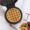 thumbnail image 2 of 350w Mini Waffle Maker Kitchen Electric Cake Baking Pan Kids Breakfast Machine, 2 of 4