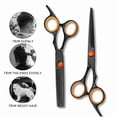 thumbnail image 2 of Professional Haircutting Scissor Set, All Blue, 2 of 6