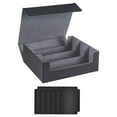 thumbnail image 4 of DYNWAVECA Card Case Collectible Game Card Box Card Deck Box 1800 Cards Capacity Holder Black, 4 of 9