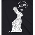 thumbnail image 2 of Mens Bite Me Chocolate Easter Bunny T Shirt Funny Sassy Candy Hilarious Tee Graphic Tees, 2 of 7
