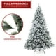 thumbnail image 3 of Árbol de Navidad Casafield 6 pies pino realista cubierto de nieve, 3 of 7