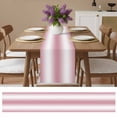 thumbnail image 2 of Table Runner Ombre Pink Table Runners Gradient Color Cotton Linen Dresser Scarf Kitchen Dining Table Decor for Home Dinner Party Decor 13x72 Inch, 2 of 9