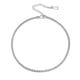 thumbnail image 1 of Pulsera tobillera PROSTEEL de trigo para mujer 3 mm Acero inoxidable plata, 1 of 7