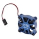 thumbnail image 4 of Ventilador de refrigeración del motor Aleación de aluminio Disipación de calor rápida Ventilador de refrigeración RC con cubierta de malla metálica para coche RC 1/10 1/12 1/8 Azul oscuro, 4 of 8