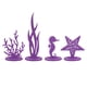 thumbnail image 1 of 1 juego de adornos de coral y algas marinas, de fieltro, para decoración del hogar y escritorio., 1 of 6