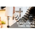 thumbnail image 7 of Dear Household Stainless Steel Paper Towel Holder Standing Paper Towel Holder - Rotating-Locked Base Paper Towel Holder with Vacuum Suction Cup - One Hand Tear - Holds All Paper Towel Rolls, 7 of 7