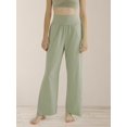thumbnail image 6 of Wide Leg Yoga Pants for Women Loose Cozy Sweatpants High Waisted Lounge Flowy Pants with Pockets Green M, 6 of 10