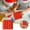 red, variant on BSJJY Silicone Chocolate Molds - 16 Cavity Mini Christmas Candy Molds, Nonstick Silicone Bakeware for Chocolate, Candy, Gummy, Biscuit or Wax,1PCS