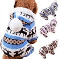 thumbnail image 2 of Winter Fashion Warm Pet Clothes Dog Pajama Cute Soft Cotton Puppy Teddy Cat Sleepwear Coat S-2XL, 2 of 3