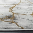 thumbnail image 6 of SAFAVIEH Craft Paul Abstract Marble Area Rug, Grey/Gold, 5'3" x 7'6", 6 of 9