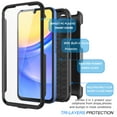 thumbnail image 3 of Tekcoo Cases for Samsung Galaxy A15 5G, [Buit-in Screen Protector] Combo Holster Belt Clip [Heavy Duty] [Kickstand] Full-Body Rugged Holster Case -Black, 3 of 10