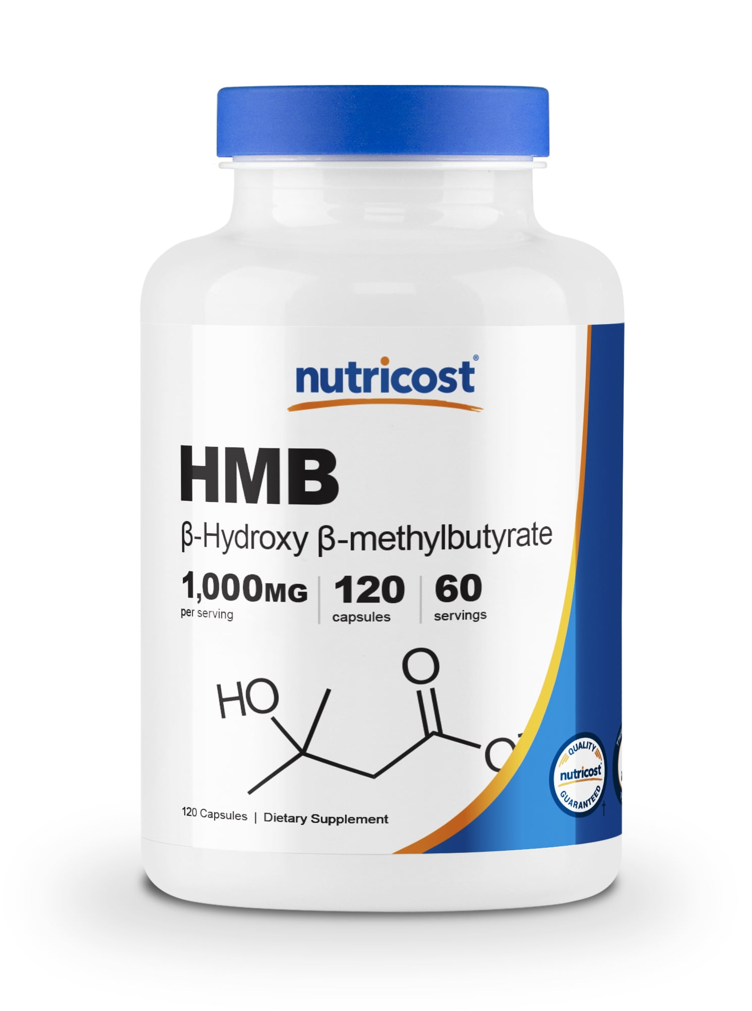 Nutricost HMB (BetaHydroxy BetaMethylbutyric) 1000mg (120 Capsules