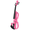 Pink, variant on Hassch Electric Violin 4/4, Full Size Silent Violin Set for Adults Beginner, Fiddle with Case, Bow, Rosin, Headphones and Connecting Line, White
