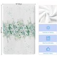 thumbnail image 5 of Teal Botanical Microfiber Kitchen Towel, Spring Weeping Eucalyptus Leaves Soft Absorbent Dish Towels, Quick Drying Washable Dishcloths for Kitchen Cleaning, Drying Dishes, 18x28 Inches, 5 of 9