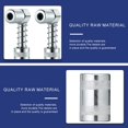 thumbnail image 7 of 2pcs 90 Degree 3 Jaw Coupler Grease Nozzle Adapter Fitting tool with Sleeve, 7 of 7