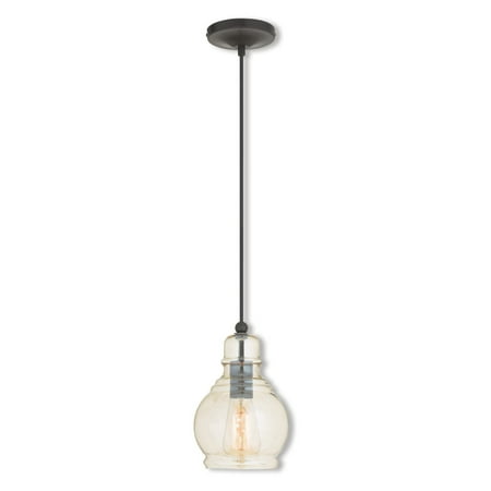 Livex Lighting Art Gl Mini Pendant 1 Light