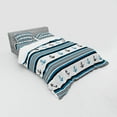 thumbnail image 3 of Ambesonne Anchor Bedding Set 3 Pcs, Anchor Hipster, Twin, Blue Black White, 3 of 3