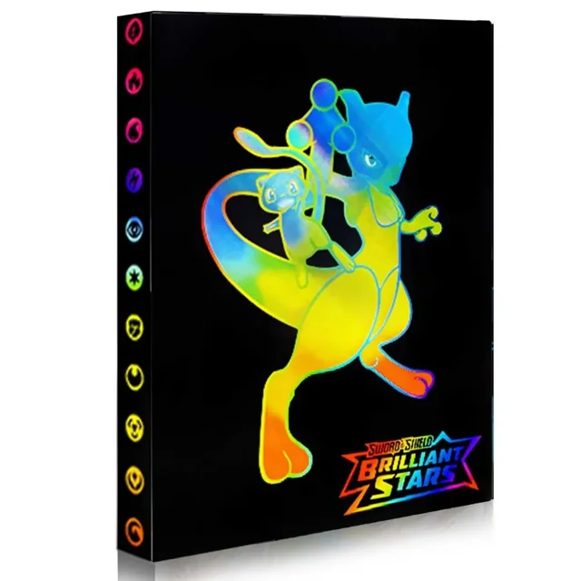 Trading Card Binder, 4-Pocket Album Book Holder, Fits for TCG Game 240 Cards(QQBD2)