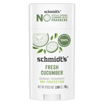 Schmidt's Aluminum Free Natural Deodorant Fresh Cucumber, 2.65 oz