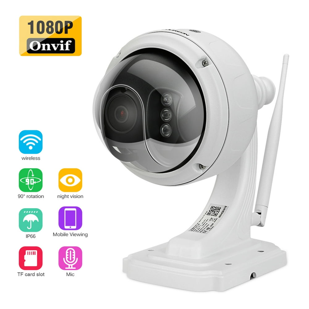 Security Cameras, FLOUREON 1080P Wireless IP Camera, Night Vision, Two