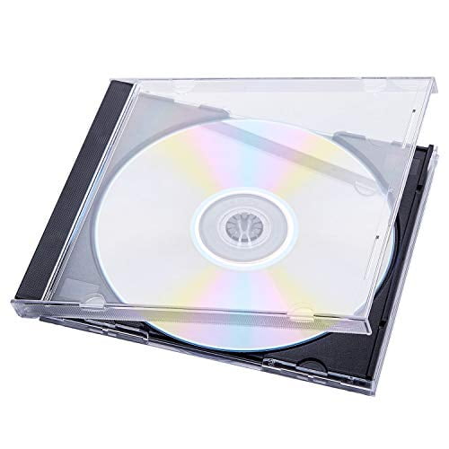 clearsoul　CD Maxtek 10.4 mm Standard Single Clear CD Jewel Case with Assembled