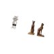 thumbnail image 5 of Figura de escritorio,Estante con estatua de astronauta para decoración de oficina y hogar,Figura decorativa de escritorio de resina para decoración del hogar,Figura de mesa,Estatua de gato, 5 of 8