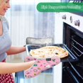thumbnail image 7 of 2 Pack Pot Holders for Kitchen Heat Resistant Hot Pads Sets for Cooking Baking Cute Christmas Element, 7 of 7