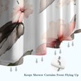thumbnail image 6 of Pioneer Flower Floral Print Pattern Shower Curtain 36"x72" ,Bathroom Decorative Shower Curtains Set with 12 Hooks,Modern Waterproof Washable Shower Curtain, 6 of 6