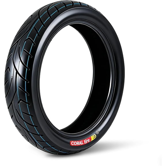 130/80-17 Motorcycle Tire Rear, Black Wall, 4PR 65S Tubeless Street Tire for Cruiser & Touring, High Performance, Enhanced Grip & Wear Resistance
