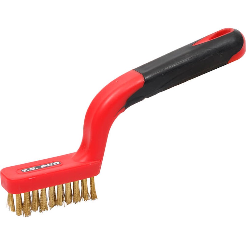 Narrow Wire Brush Brass Bristle