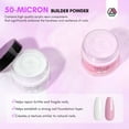 thumbnail image 3 of Saviland 3 Mins Instant Nail Repair Kit - Pink & White Dip Powder and Gel Glue Resin Quick Nail Repair for Damaged Nails Broken Nails Easy to Use, 3 of 7